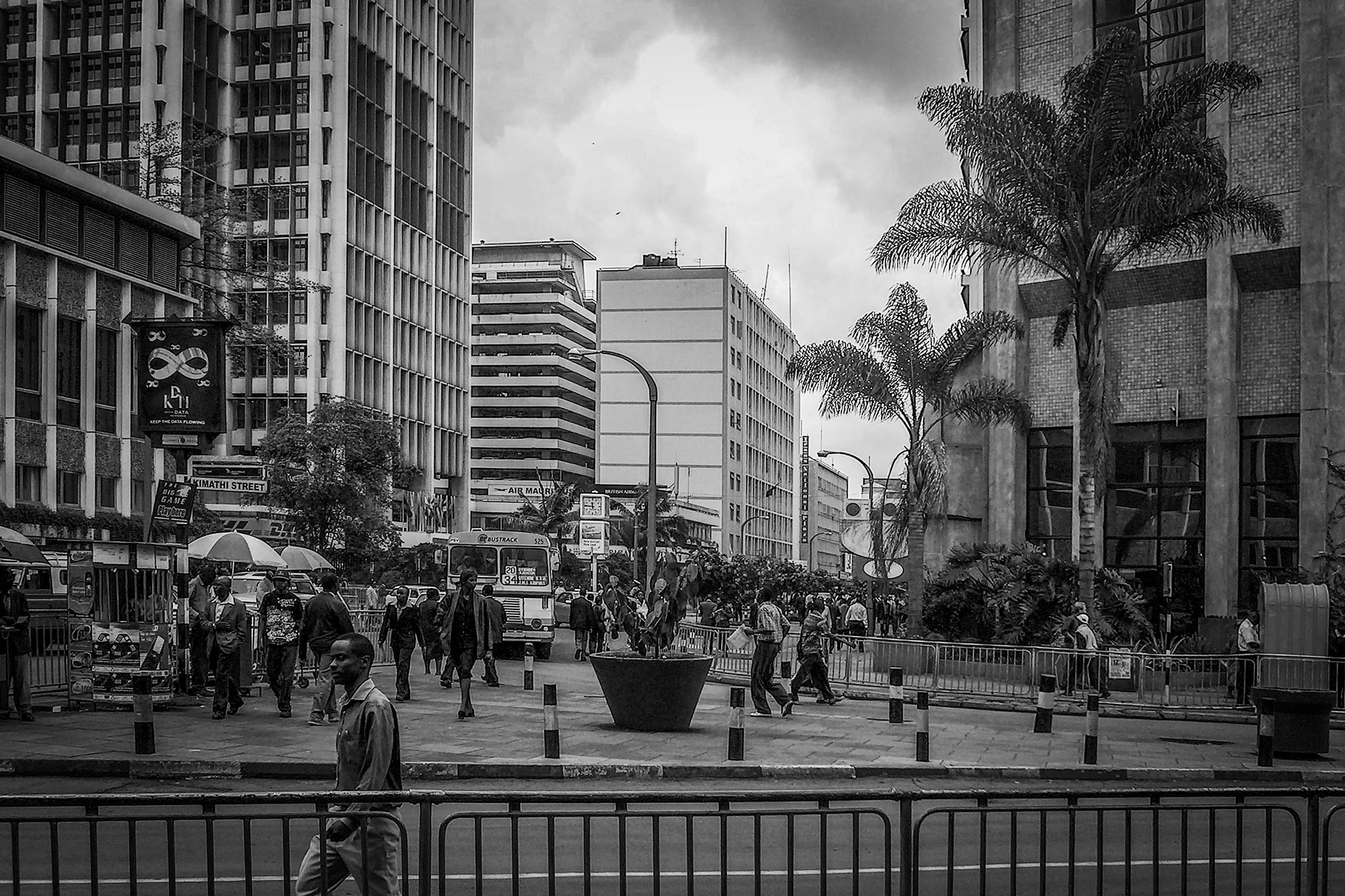 Streets of Downtown Nairobi.