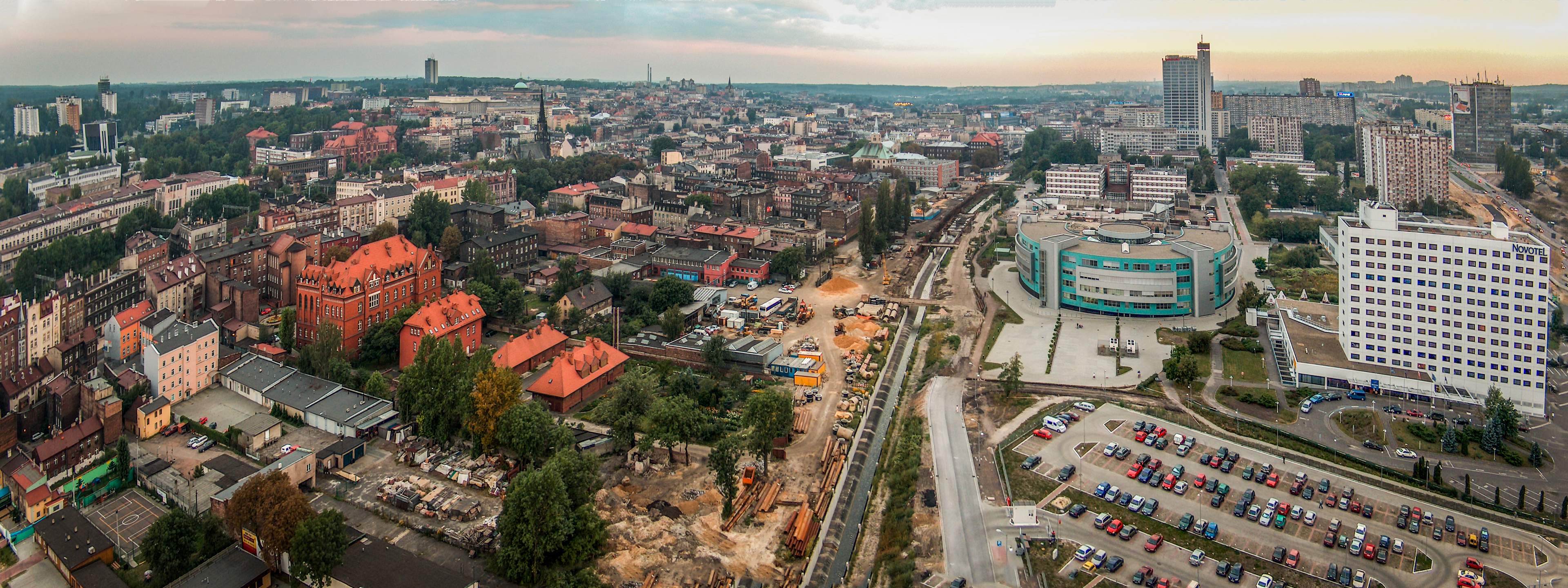 Katowice w budowie - wrzesień 2005 r.